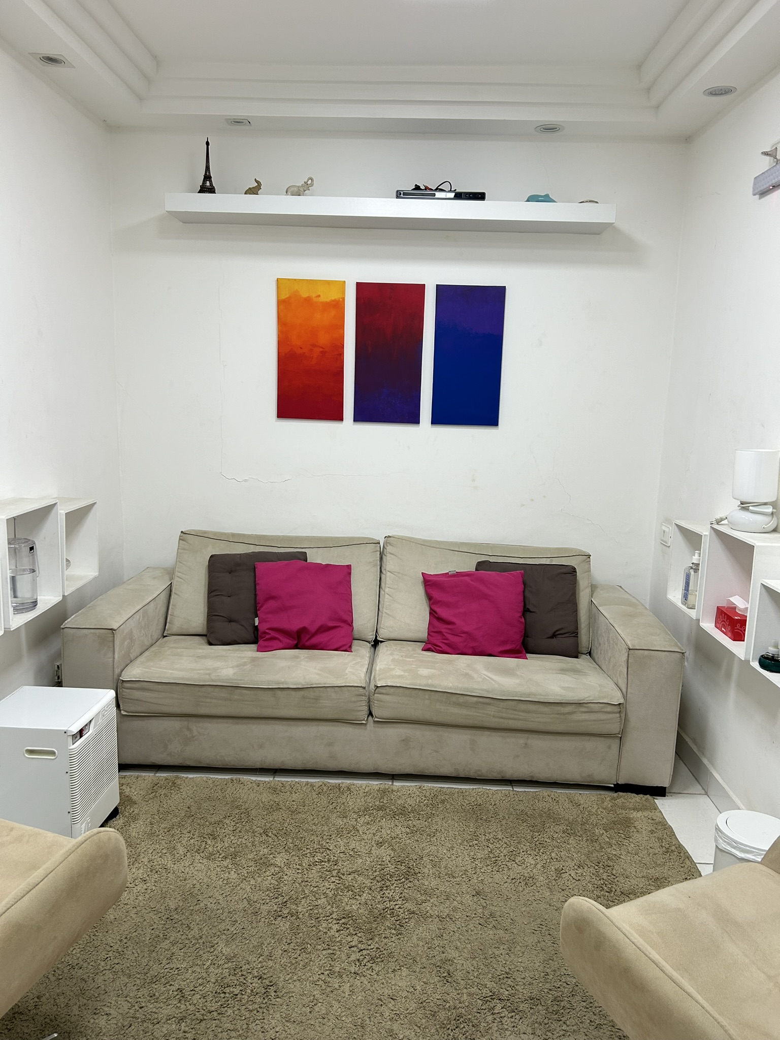 Consultório principal - decoração moderna e aconchegante